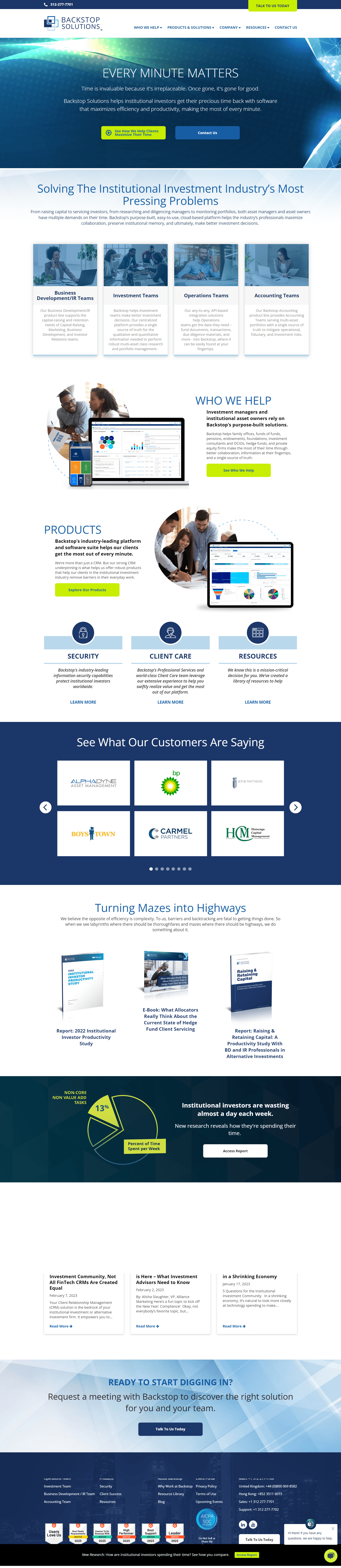 Website Redesign & Content Marketing for Financial Services